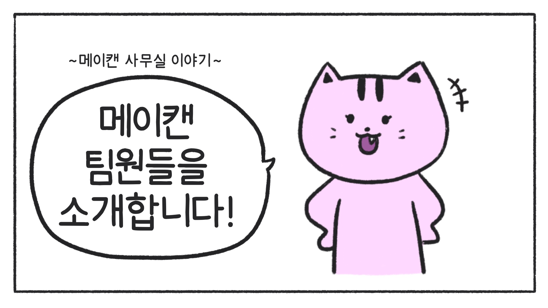 [메이캔 스토리] 메이캔 팀원들을 소개합니다!