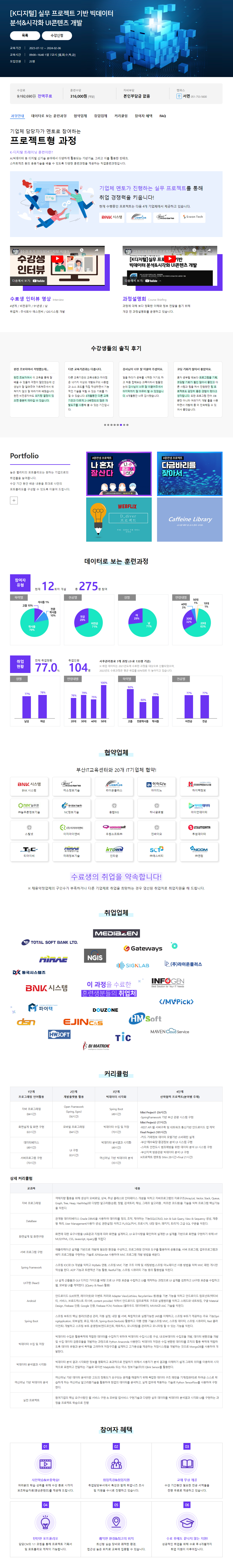 [K디지털] 실무프로젝트 기반 빅데이터 분석 + 시각화 UI콘텐츠개발 포스터