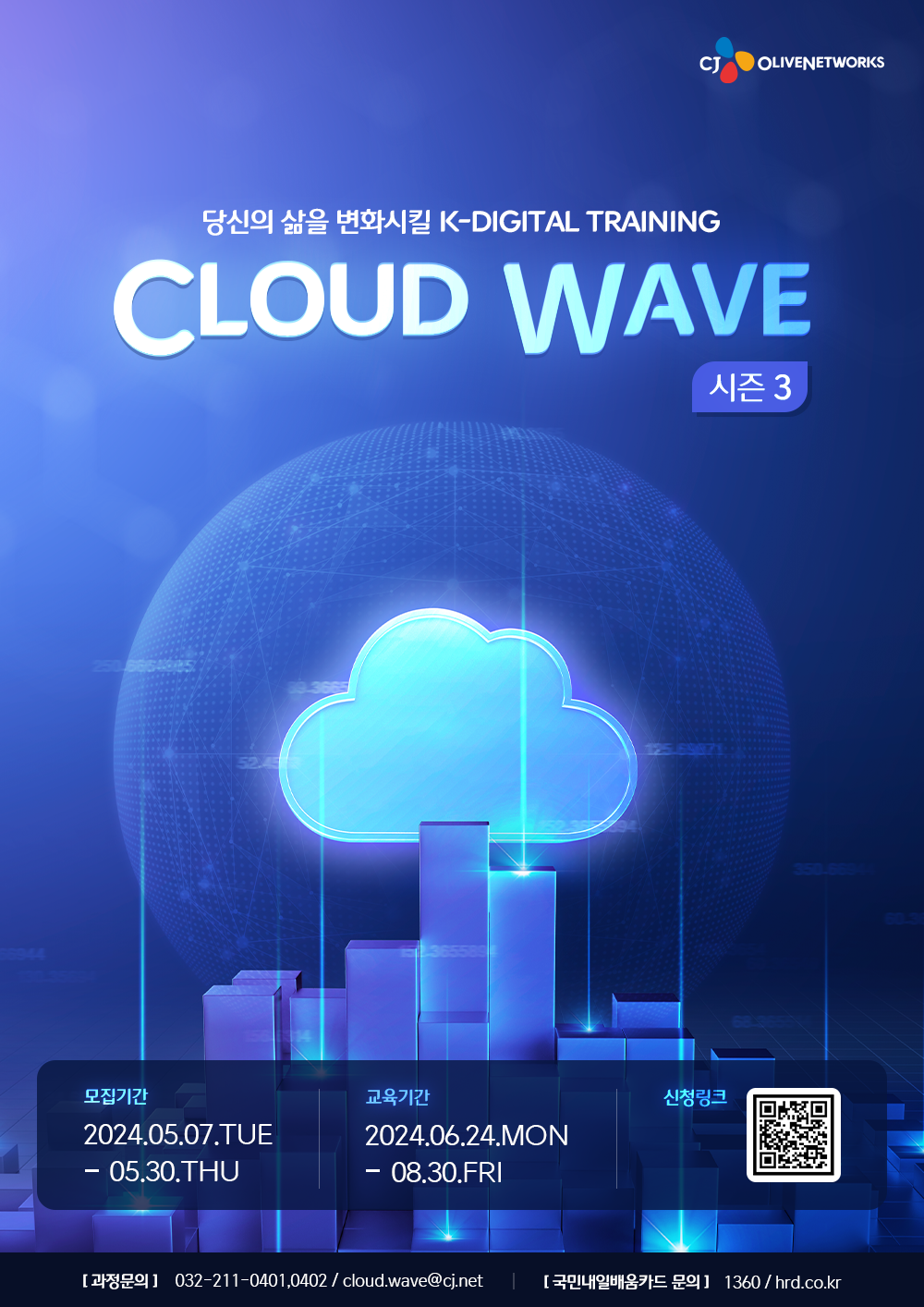 [CJ올리브네트웍스] Cloudwave 2기 포스터