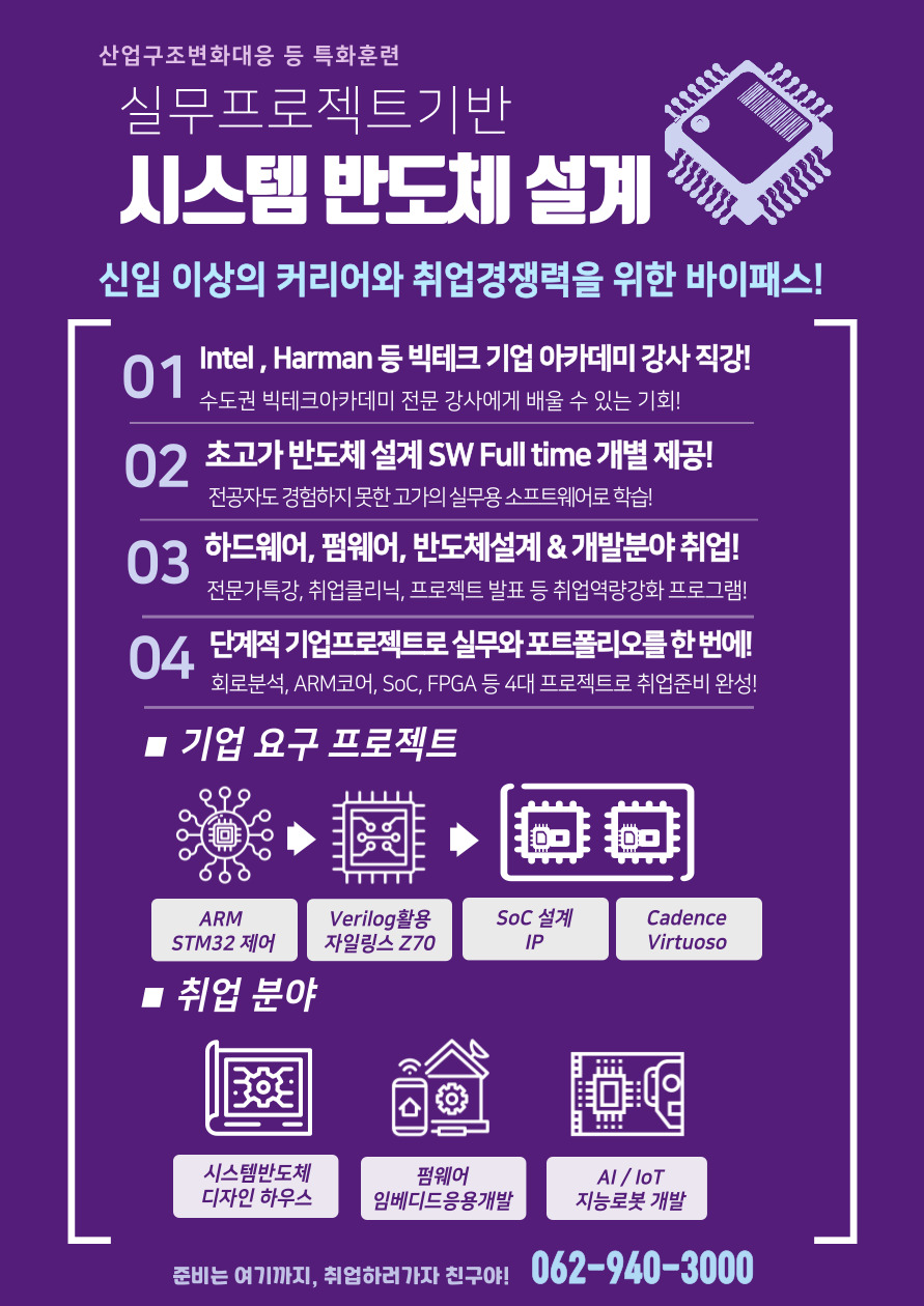 [국비교육] 시스템 반도체 설계 2기 교육생 모집중 포스터