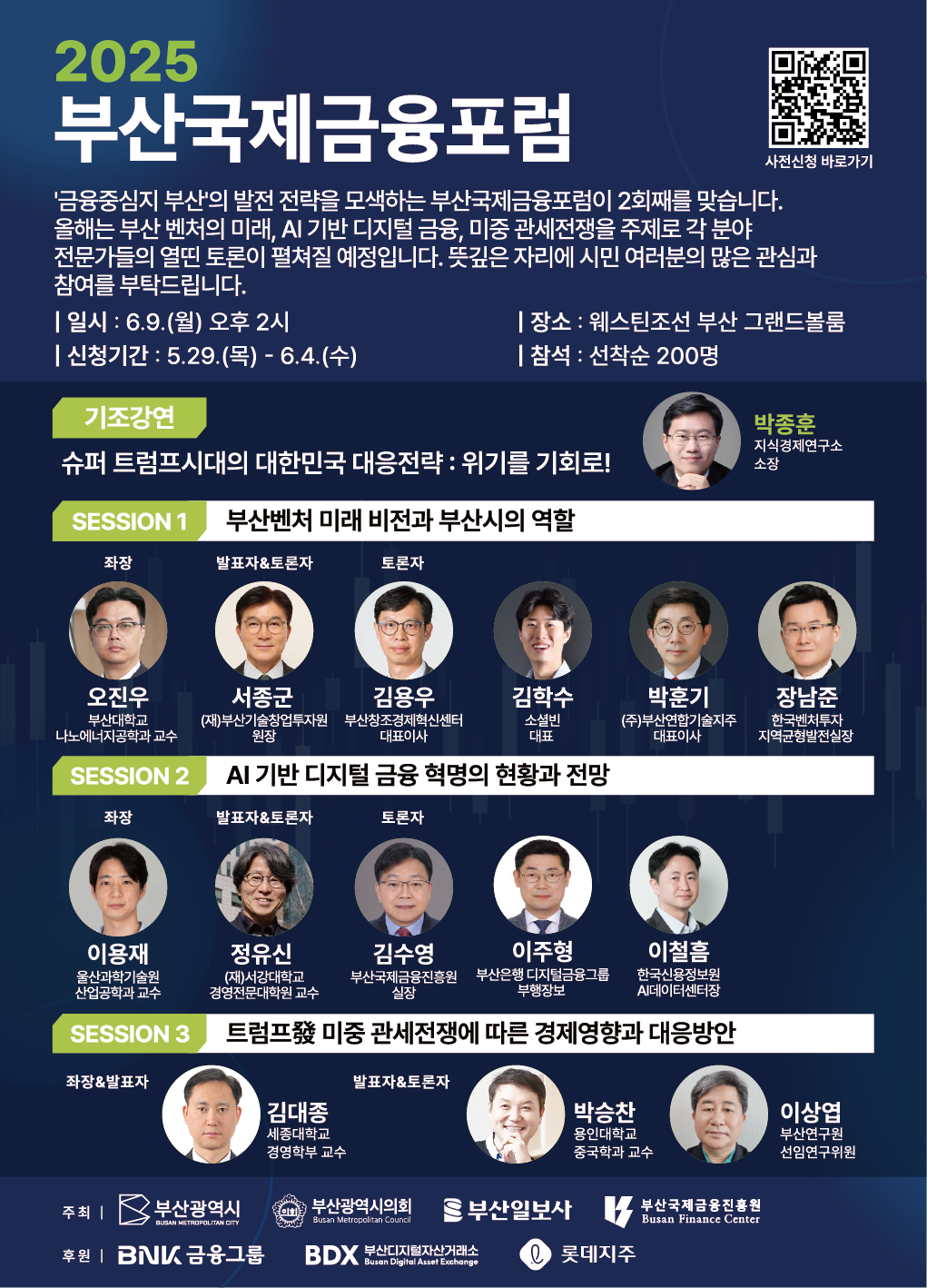 2025 부산국제금융포럼 포스터