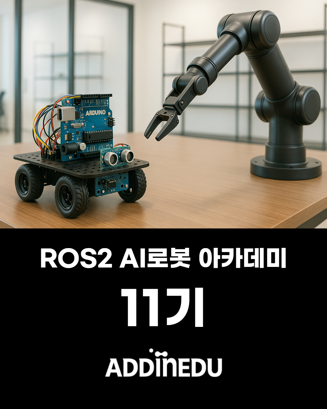 [KDT단기심화]  ROS2와 딥러닝을 활용한 AI로봇 자율주행 전문가과정 11기 포스터