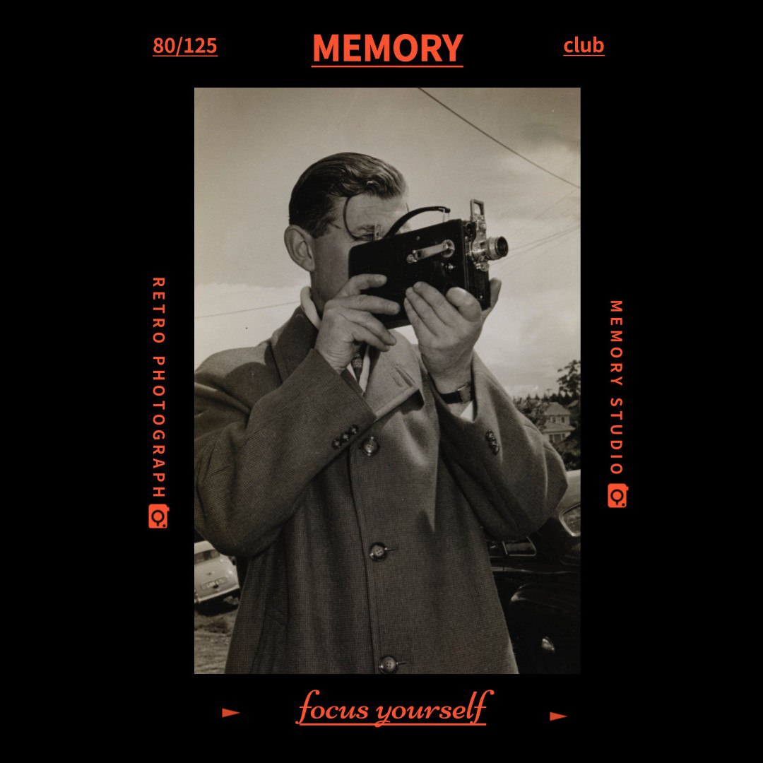 감성 사진 동아리 MEMORY 추가 인원 모집합니다 포스터