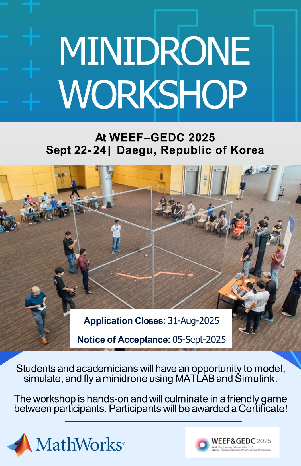 Minidrone Workshop 포스터