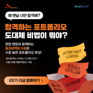 SK네트웍스 FAMILY AI 캠프 22기
