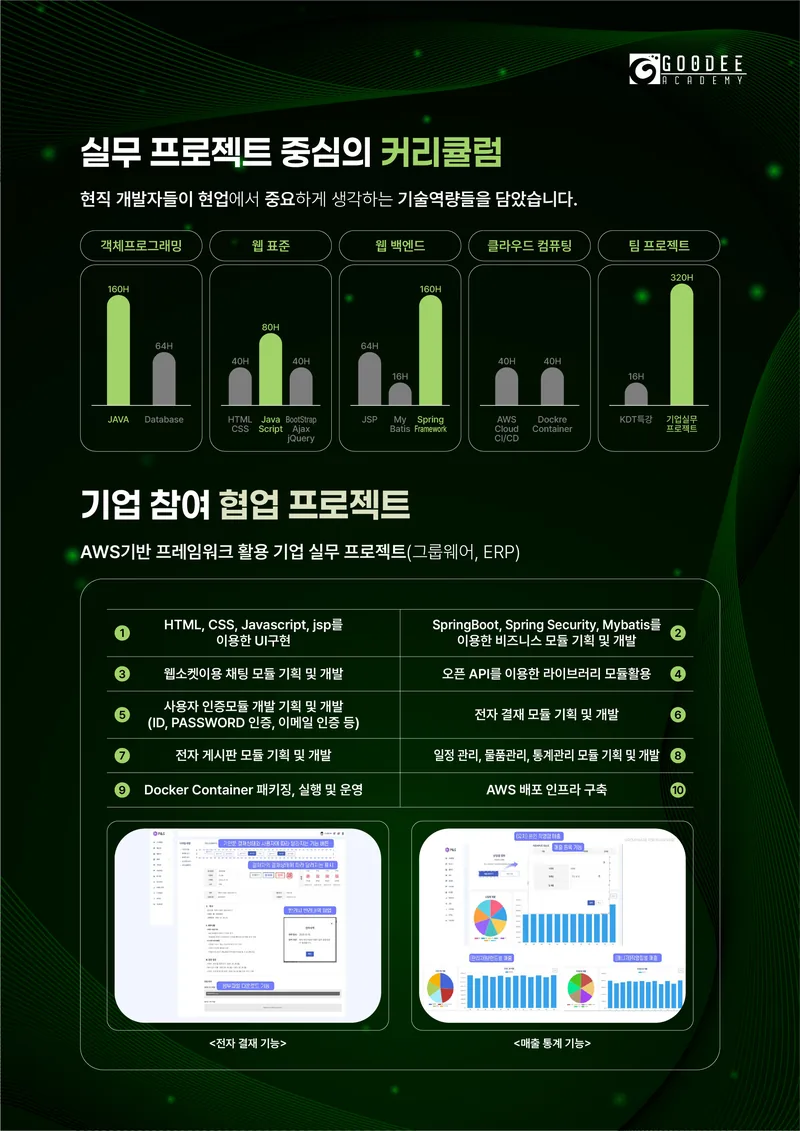[구디] 취업까지 연결되는 국비교육🚀 실무+프로젝트+채용연계 (~11/17) 포스터