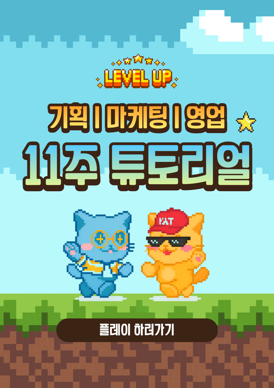 [한국대학생인재협회] 대기업 현직자와 함께하는 기획 마케팅 영업 11주 튜토리얼 포스터