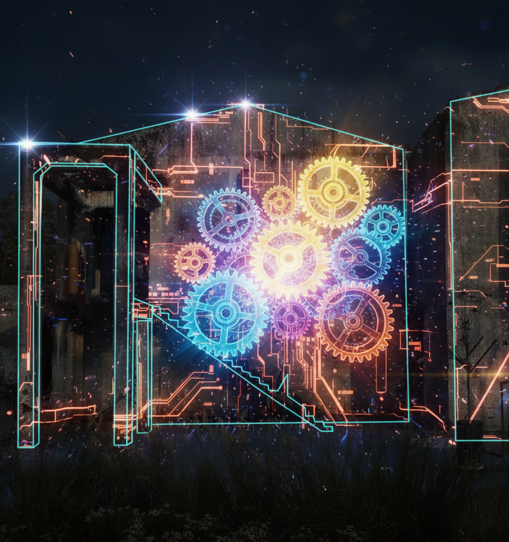 [팔복예술공장] 레이저 퍼포먼스 "Night of Light, 팔복" 포스터