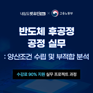 [KDC] 반도체 후공정 공정 실무 : 양산조건 수립 및 부적합 분석