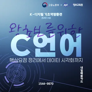 [국비지원-KDC] 왕초보를 위한 C언어 핵심요점 정리에서 데이터 시각화까지 43회차