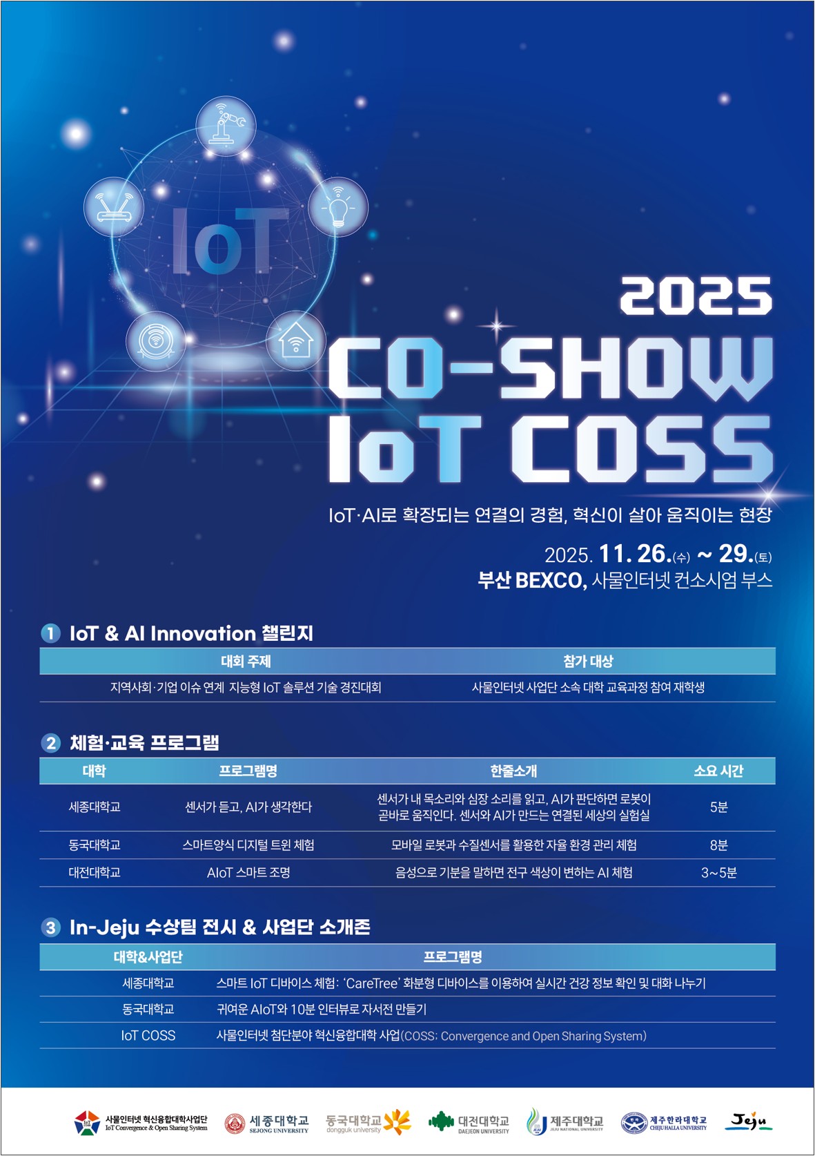 2025 CO-SHOW IoT COSS 포스터