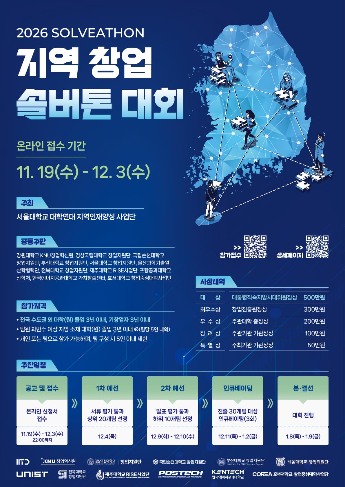 2026 지역 창업 솔버톤 대회 포스터