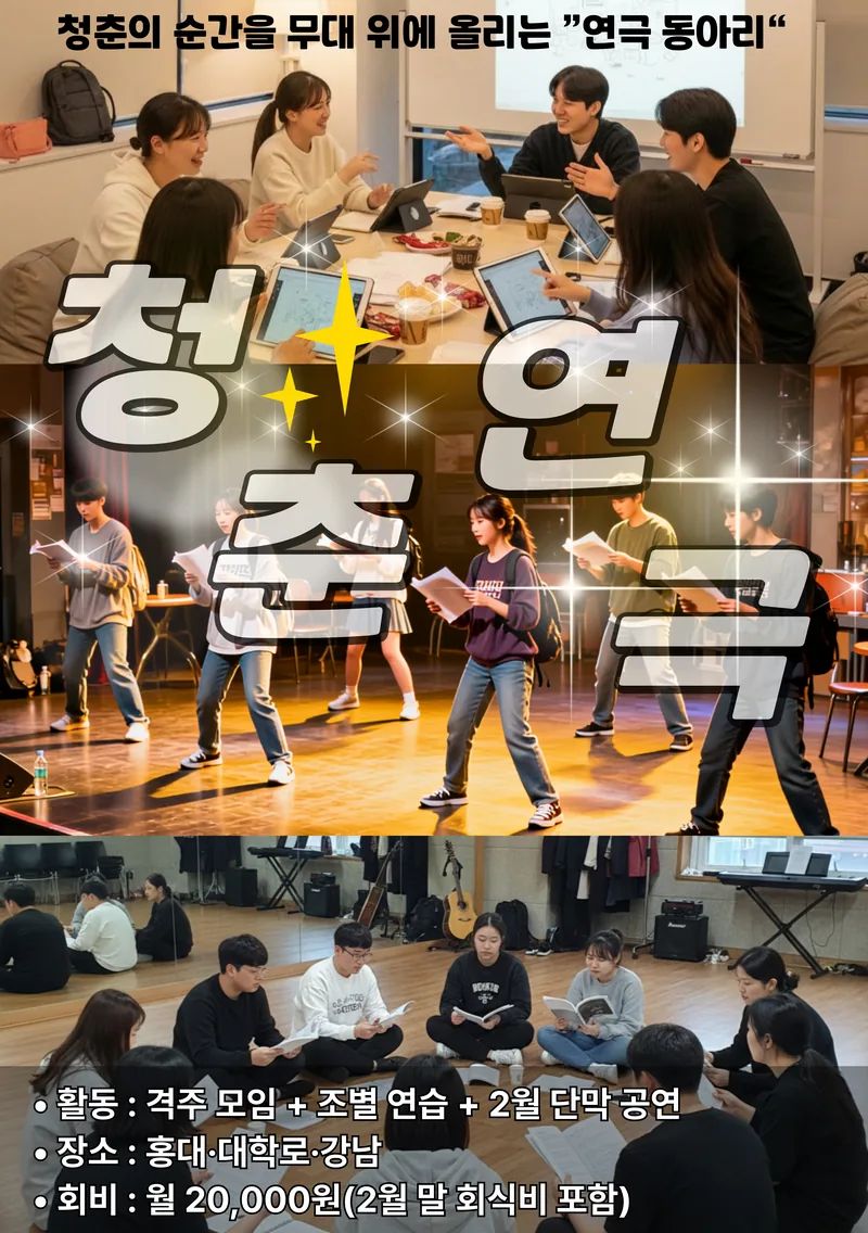 청춘연극 겨울시즌! 포스터