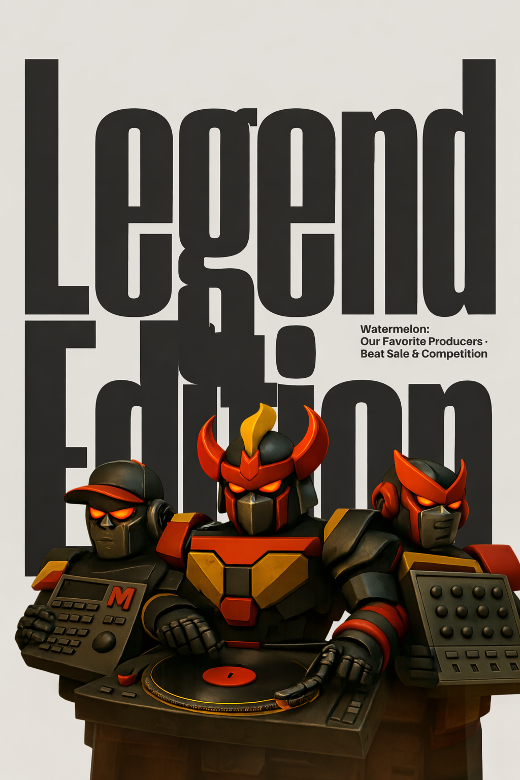 워터멜론 레전드 에디션 음원 발매 컴피티션 포스터